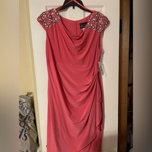 Alex Evenings Pink Mini Dress